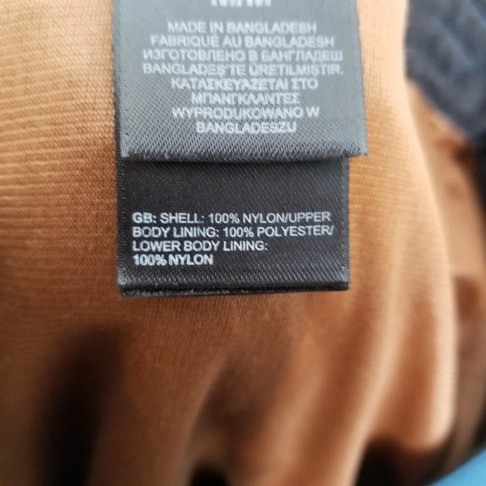The North Face Men HyVent Ski Rain Pants Sz M TealCargo‎ Pockets Outdoor Lined